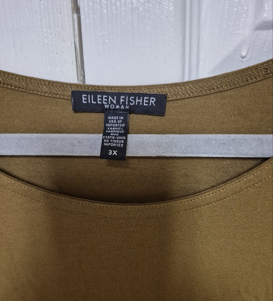 Eileen Fisher Brown Oversized Tunic - Picture 4 of 5